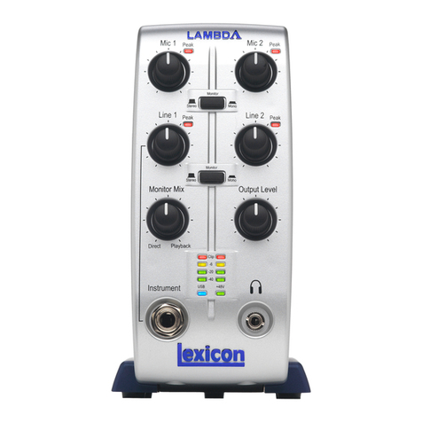 Lexicon Lambda Firmware update
