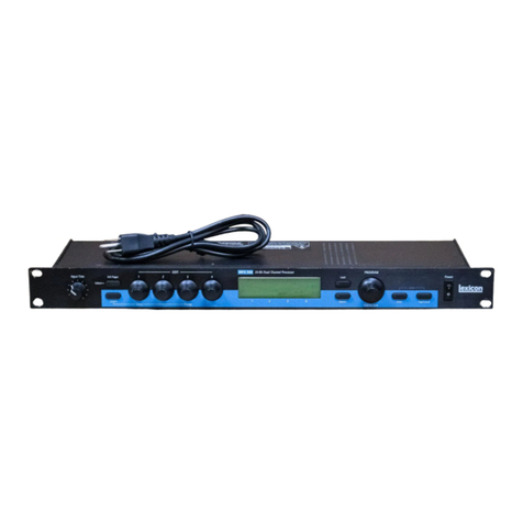Lexicon MPX 5 V1.1 - REV installation instructions
