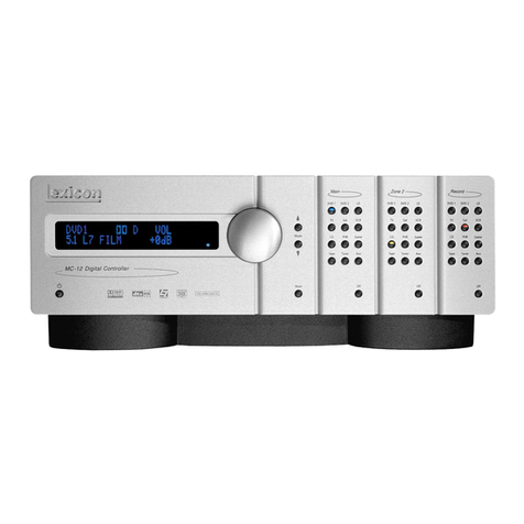 Lexicon MC-12 V3.0 - SERIAL COMMUNICATIONS PROTOCOL DEFINITION REV... User manual