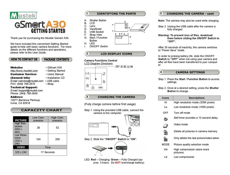 Mustek GSMART-A30-QUICK-START User manual
