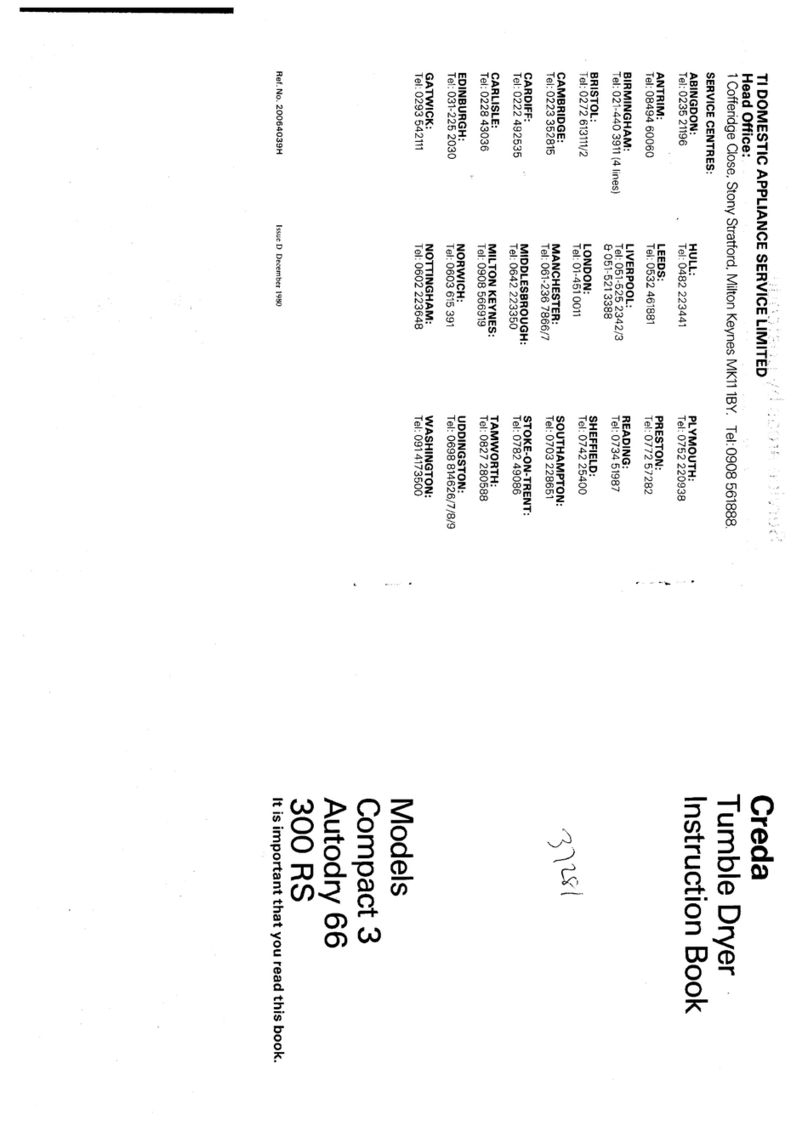 Creda HB37281 User manual Creda HB37281 User manual