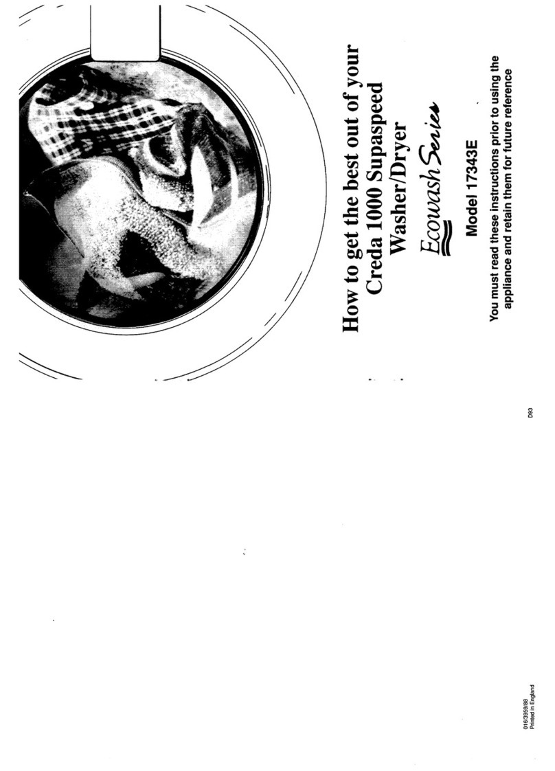Creda Debonair 1000 Condensing User manual