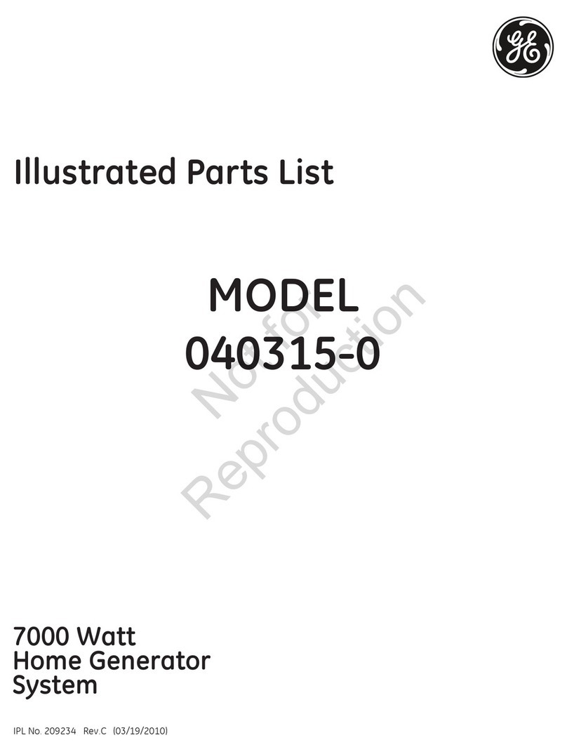 GE 040315-0 ILLUSTRATED Illustrated parts list