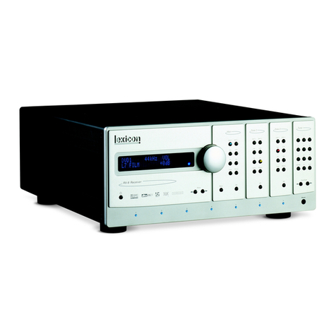 Lexicon RV8 V1.0 - SERIAL COMMUNICATIONS PROTOCOL DEFINITION REV... User manual
