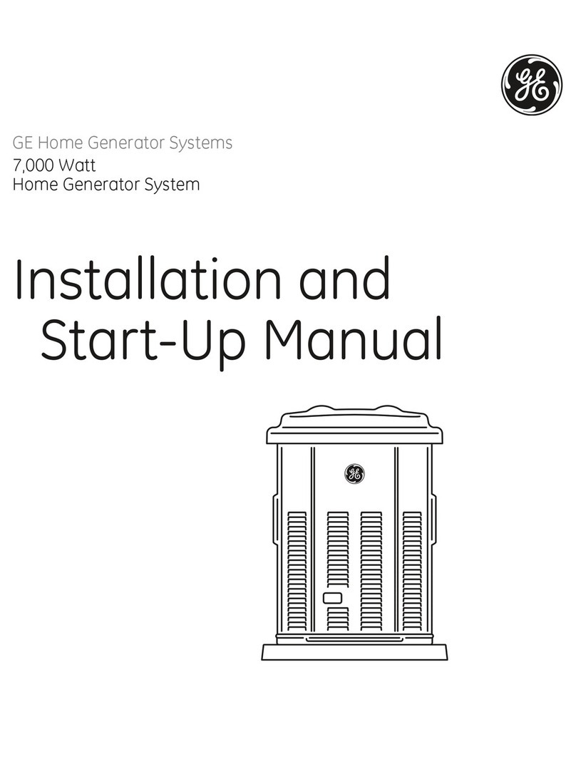 GE HGS Installation and operation manual
