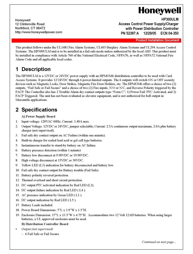 Honeywell HP300ULM Technical manual Honeywell HP300ULM Technical manual