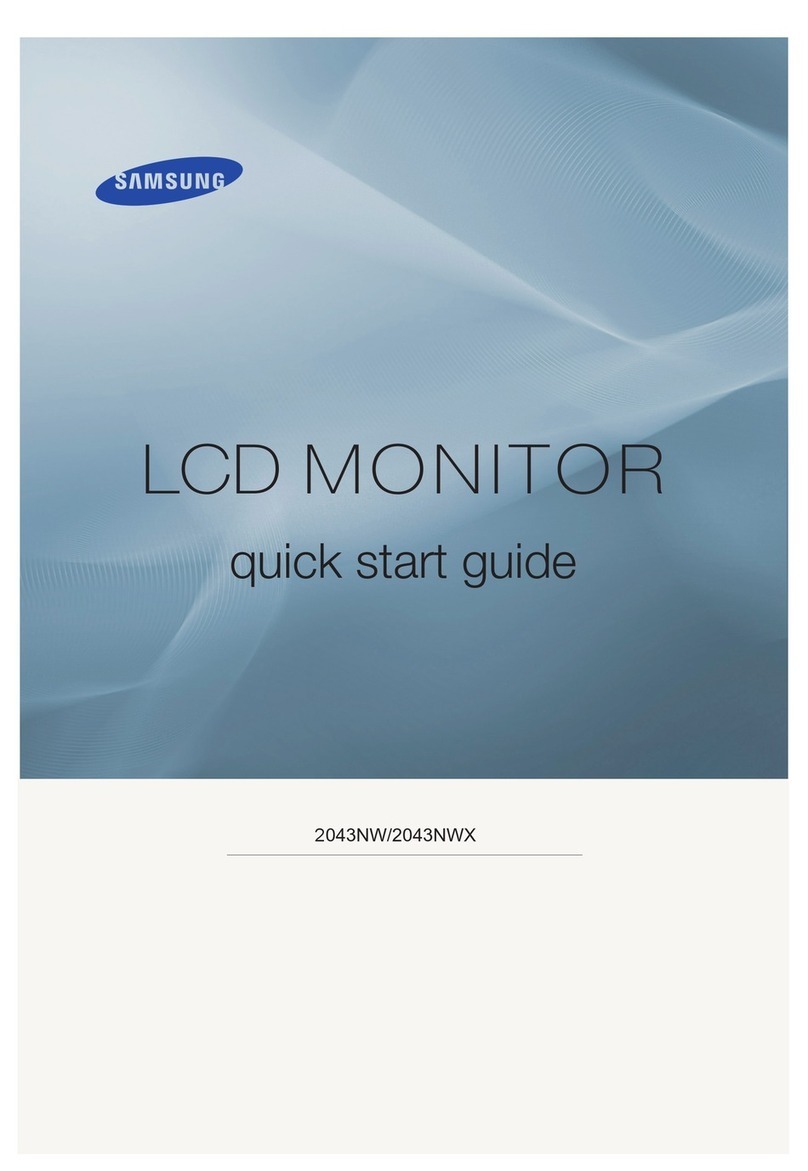 Samsung SyncMaster 2043NWX User manual