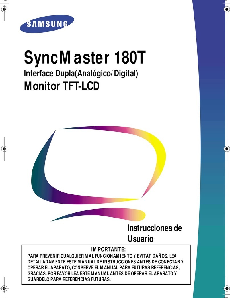 Samsung SyncMaster 180T Instruction Manual