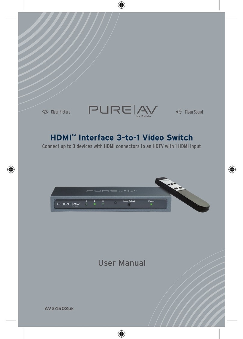 Belkin AV24502uk user manual