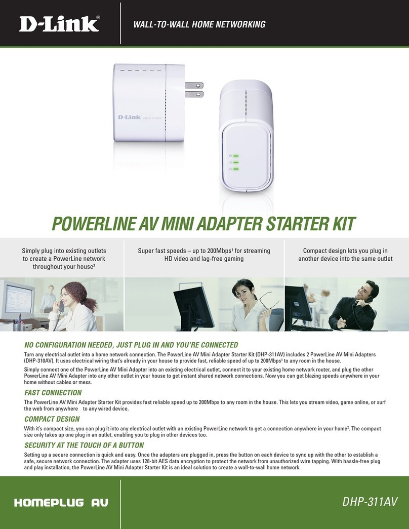 D-Link DHP-311AV User manual