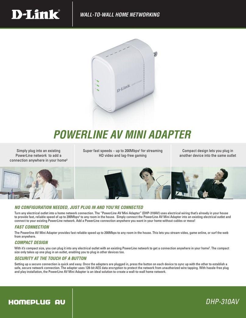 D-Link DHP-310AV User manual