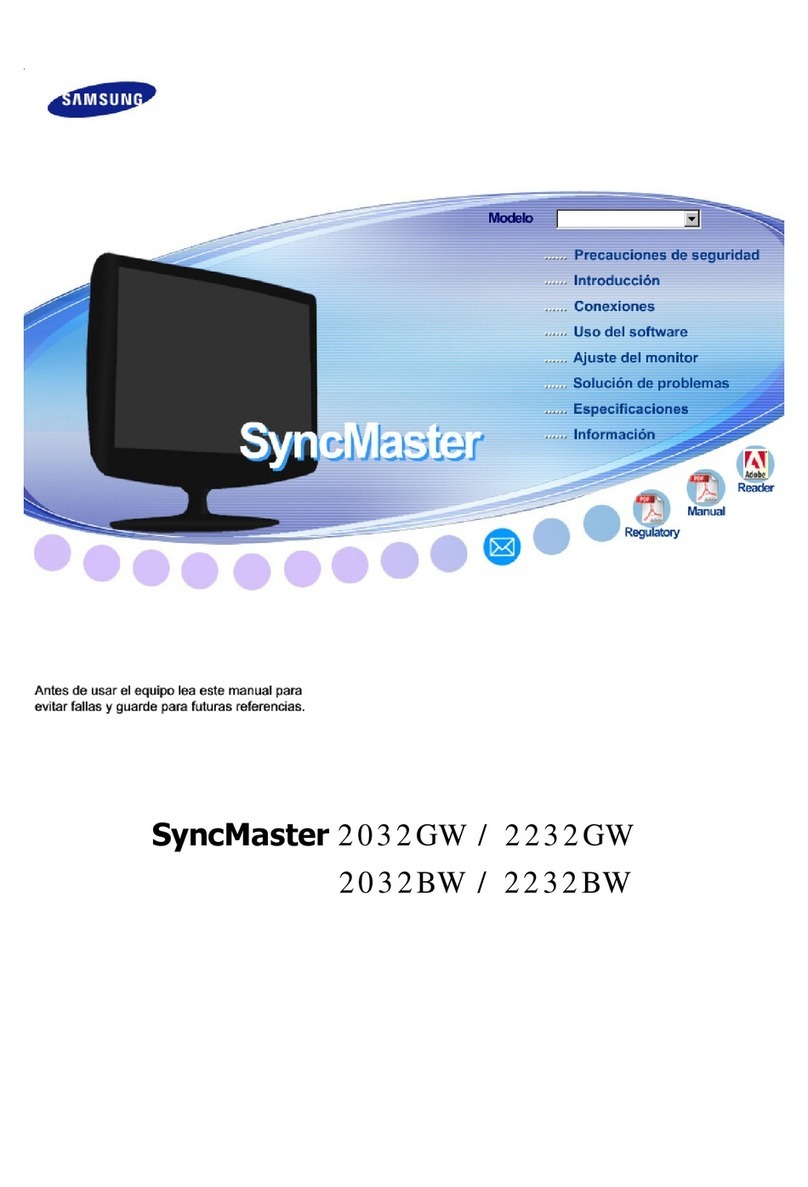 Samsung SyncMaster 2032GW User manual