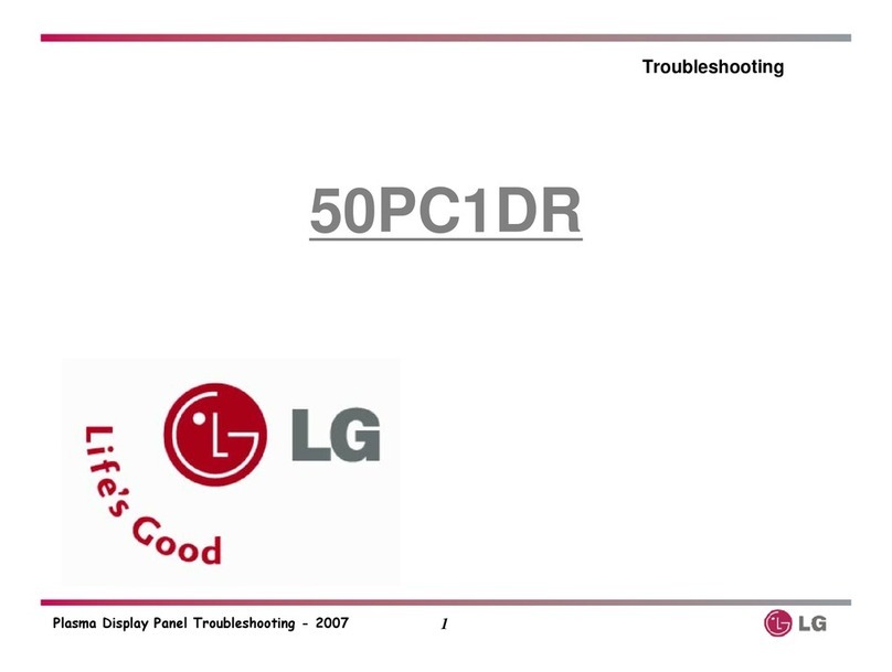 LG 50PC1DR -  - 50" Plasma TV troubleshooting guide