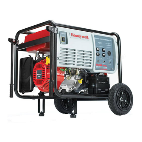 Honeywell HW7500EL - Portable Generator User manual Honeywell HW7500EL - Portable Generator User manual