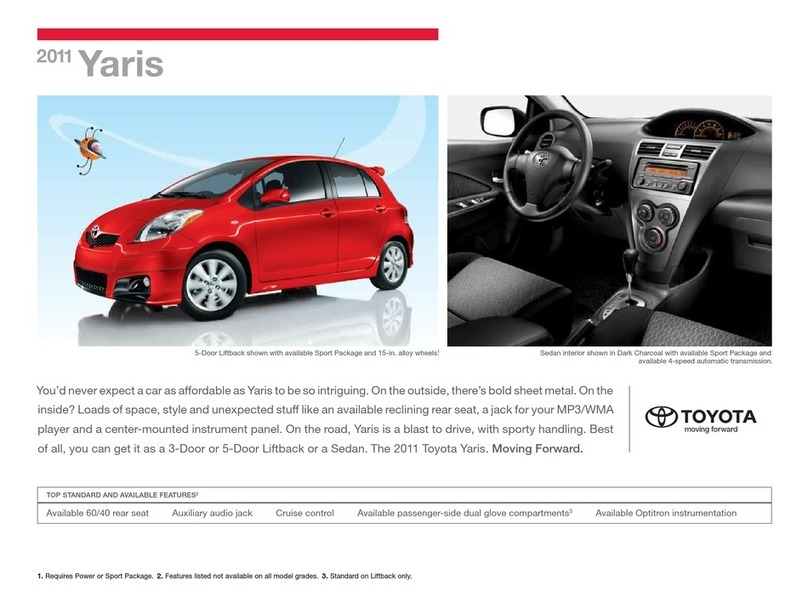 Toyota 2011 Yaris brochure