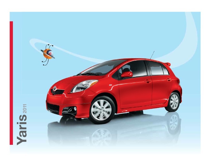 Toyota YARIS BROCHURE 2011 User manual