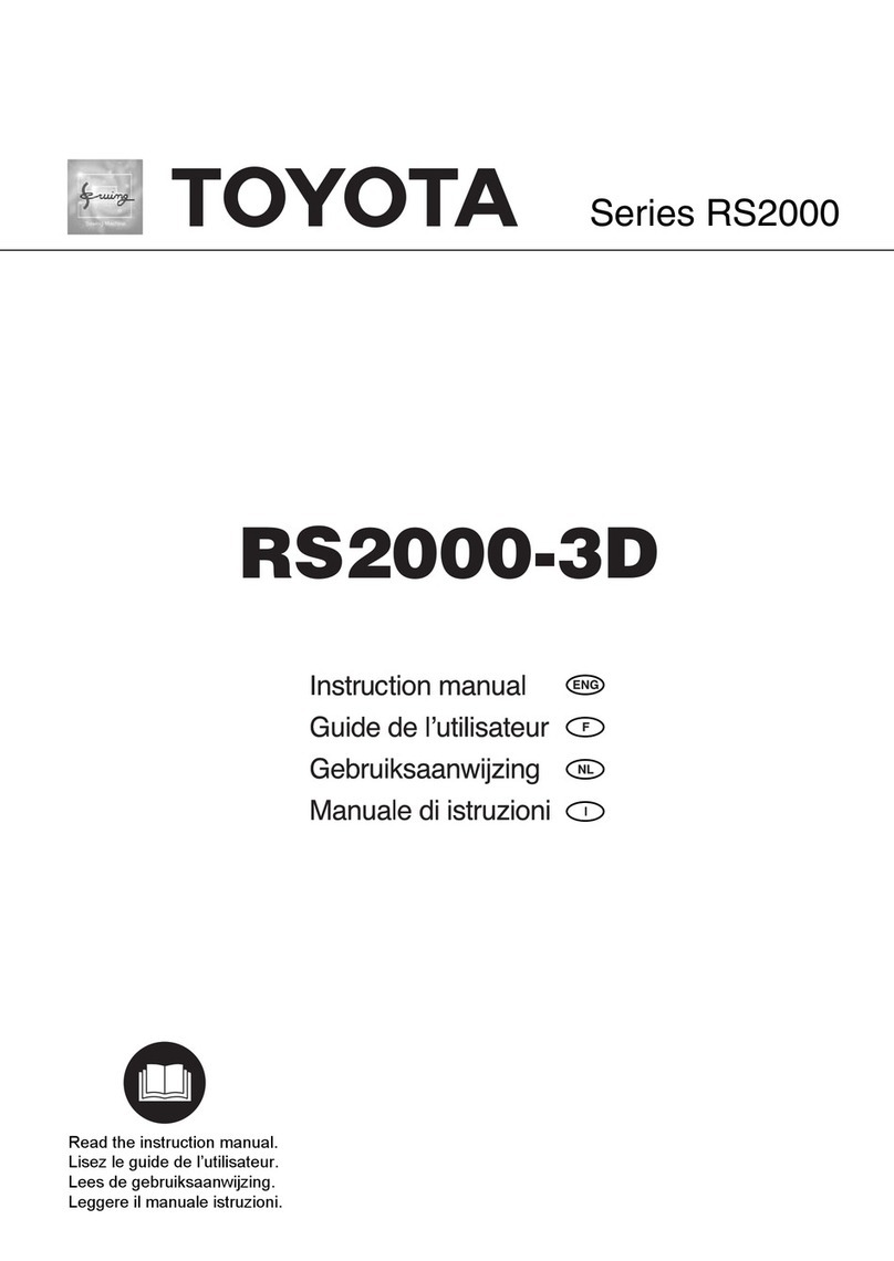 Toyota RS2000-3D instruction manual