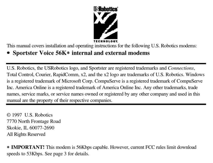 US Robotics 002605-00 - manual