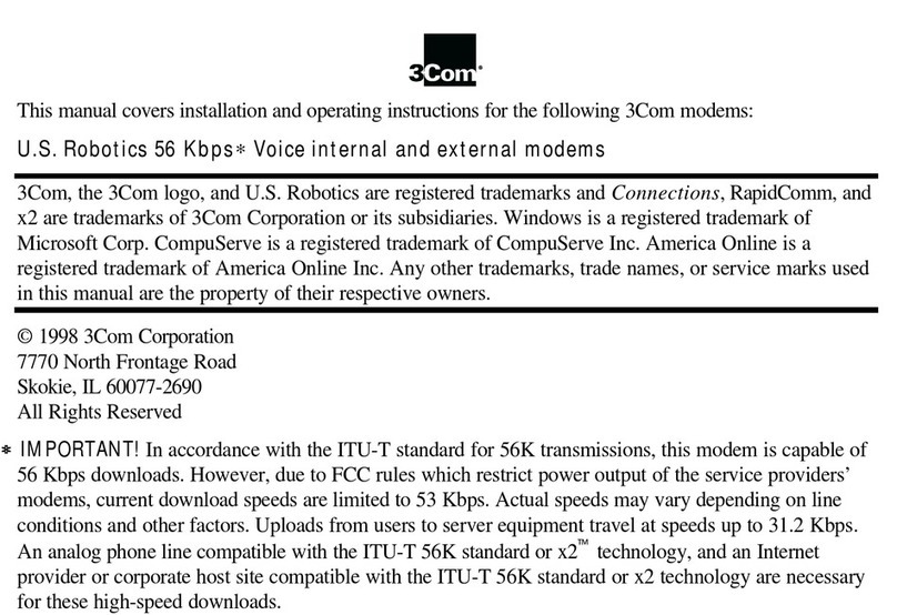 3Com 005605-00 manual