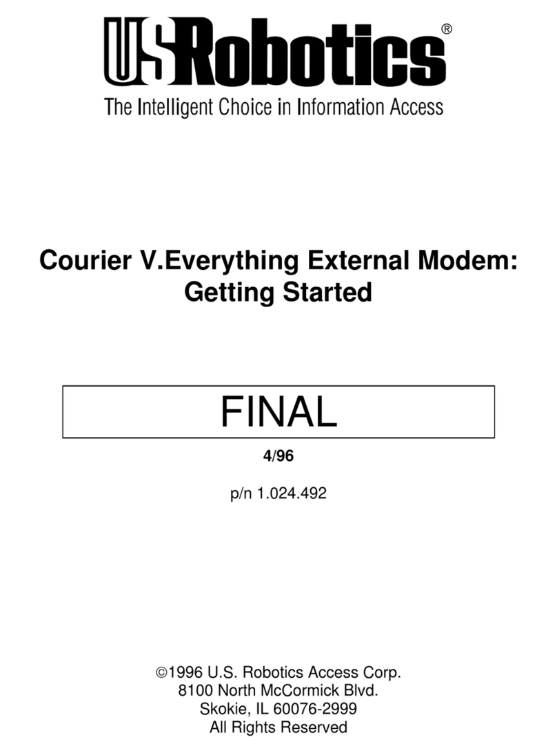 US Robotics 002805-00 User manual
