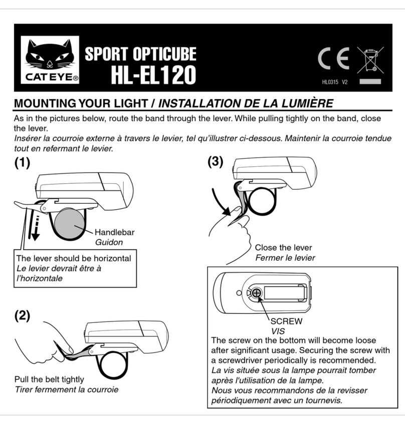 Cateye HL-EL120 manual