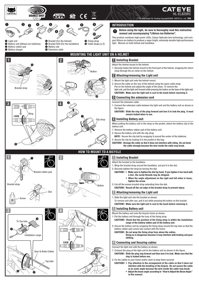 Cateye DOUBLE SHOT PRO User manual