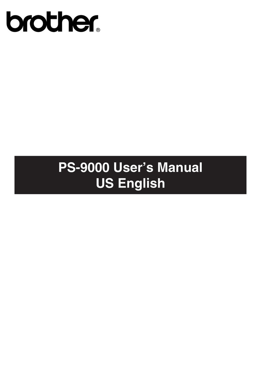 Brother PS 9000 - Print Server - USB User manual