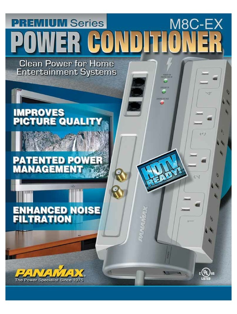 Panamax M8C-EX Specifications
