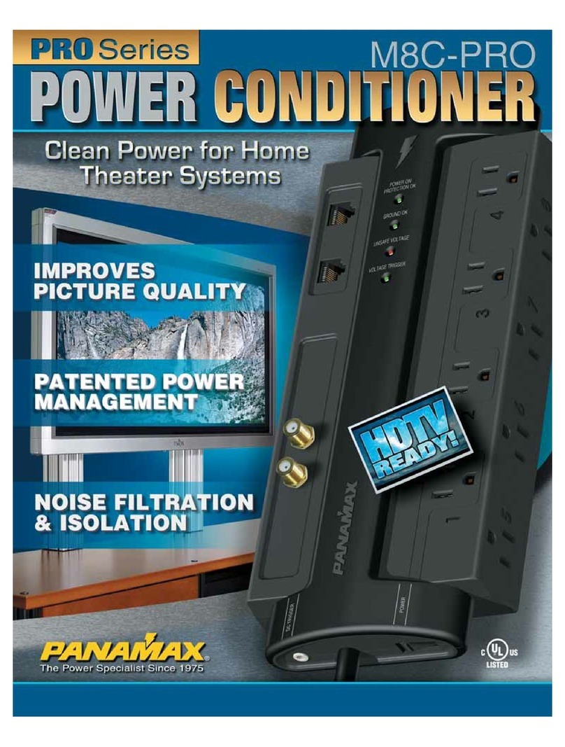 Panamax M8C-PRO Specifications