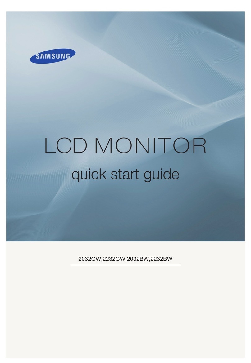 Samsung 2232BW - SyncMaster - 22" LCD Monitor User manual Samsung 2232BW - SyncMaster - 22" LCD Monitor User manual