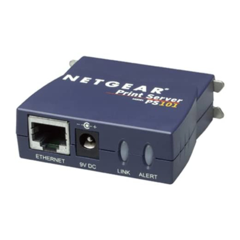 NETGEAR PS101v1 - Mini Print Server User manual NETGEAR PS101v1 - Mini Print Server User manual