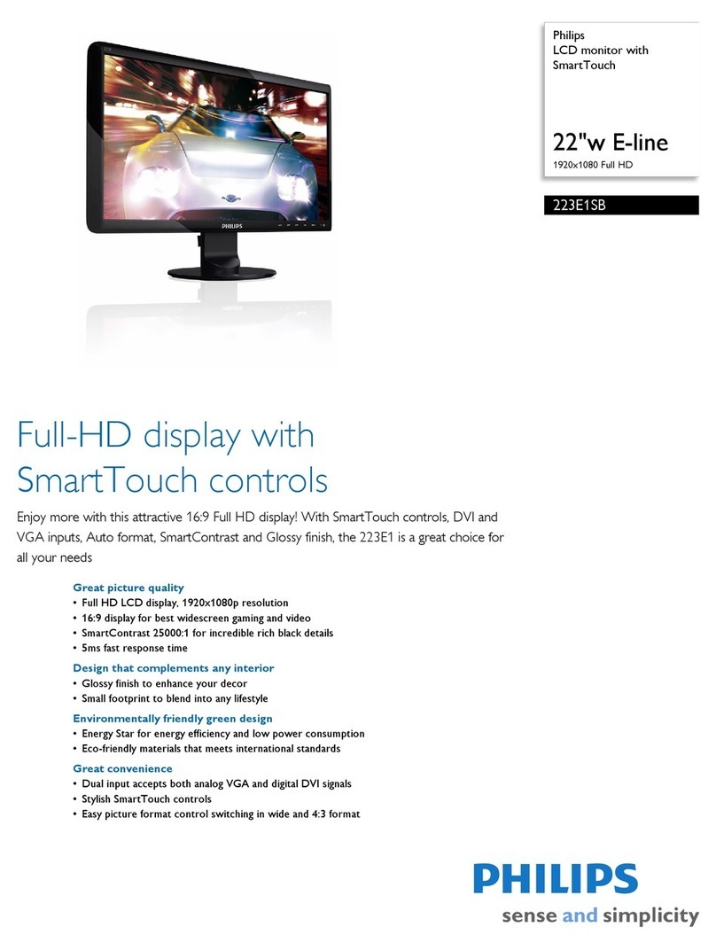 Philips 223E1SB User manual