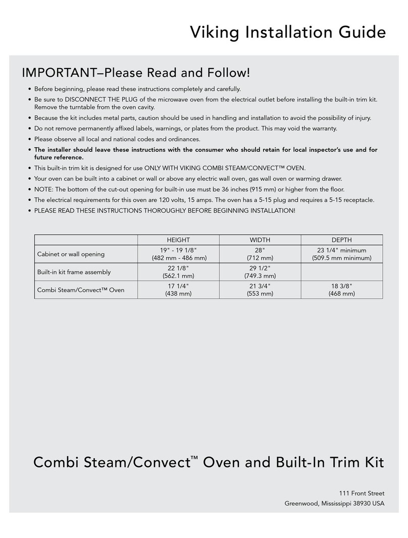Viking VCSO210SS User manual