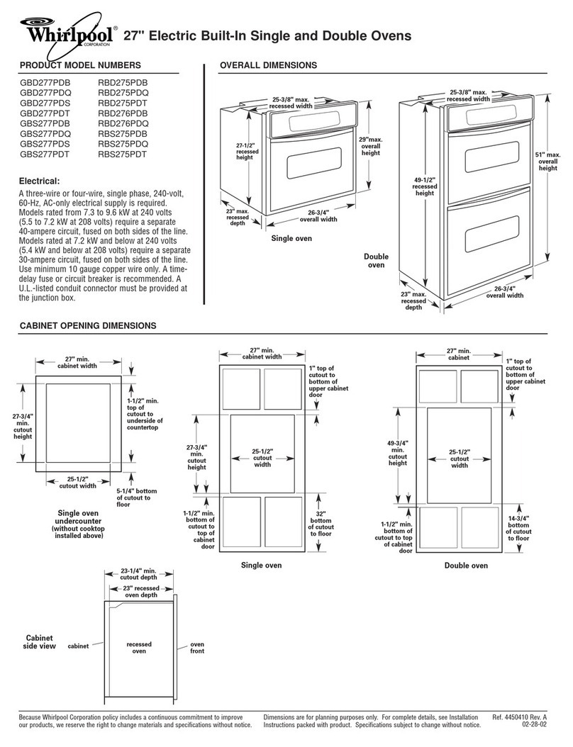 Whirlpool GBD277PDS Dimension Guide