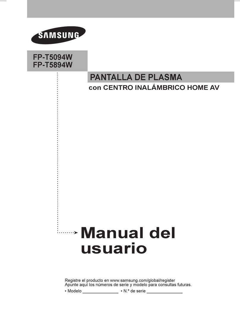 Samsung FP-T5894W User guide
