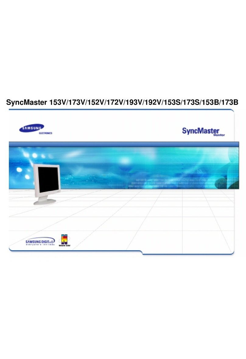 Samsung SyncMaster 153B User manual