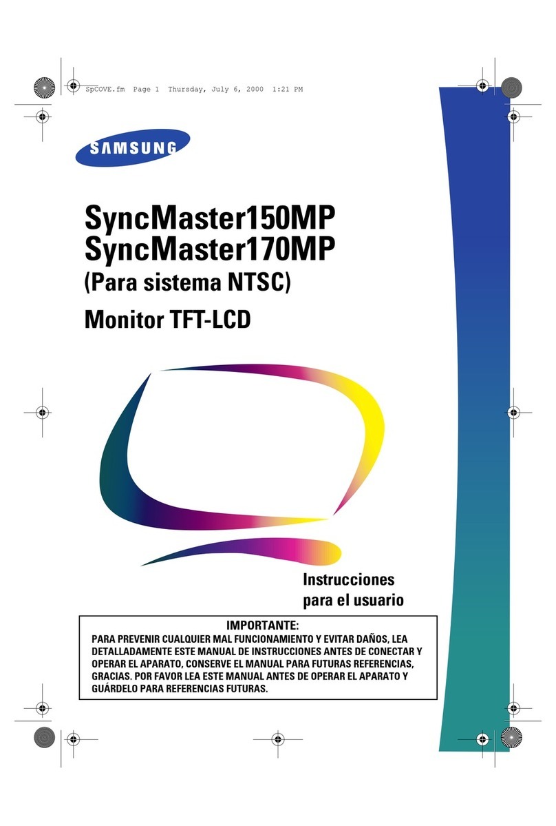 Samsung SyncMaster 170MP User manual