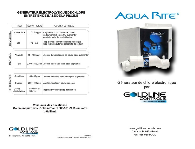 Goldine Controls Aqua Rite user guide