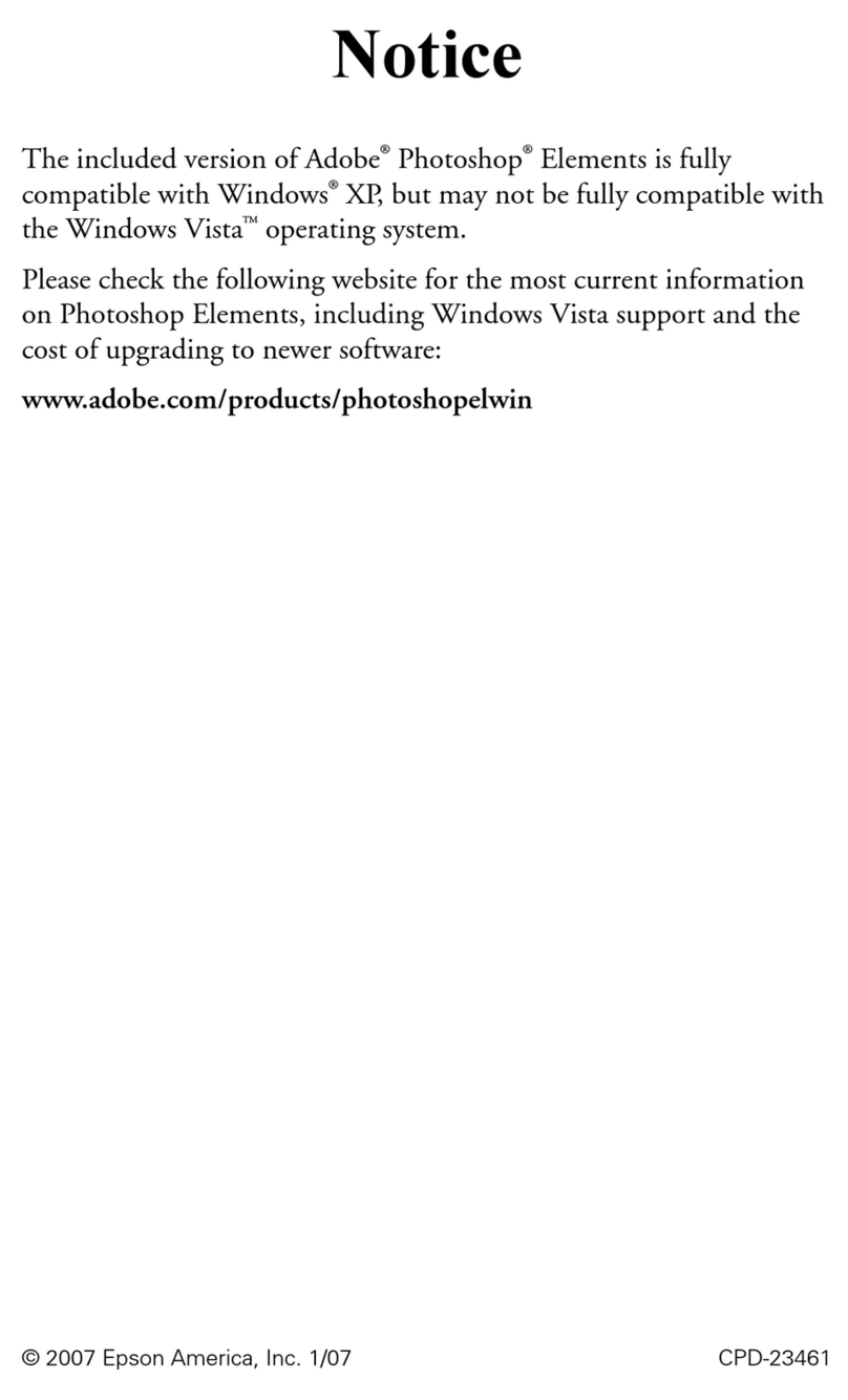 Epson 1400 - Stylus Photo Color Inkjet Printer Operation and maintenance manual
