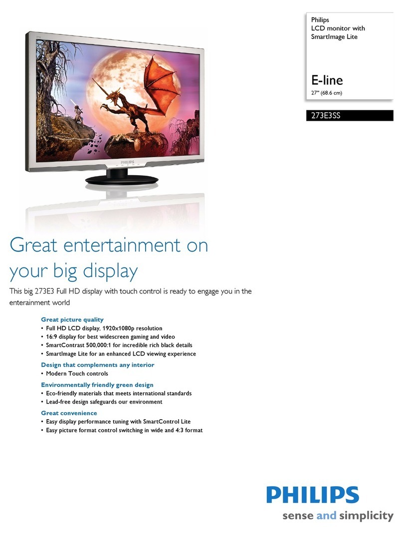Philips 273E3SS User manual