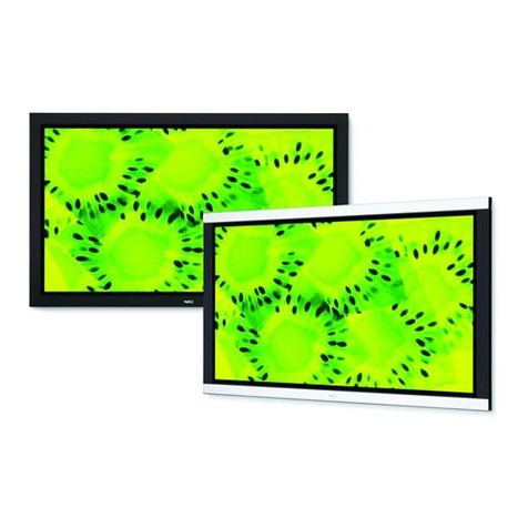 NEC ASPV46-AVT - AccuSync - 46" LCD TV User manual