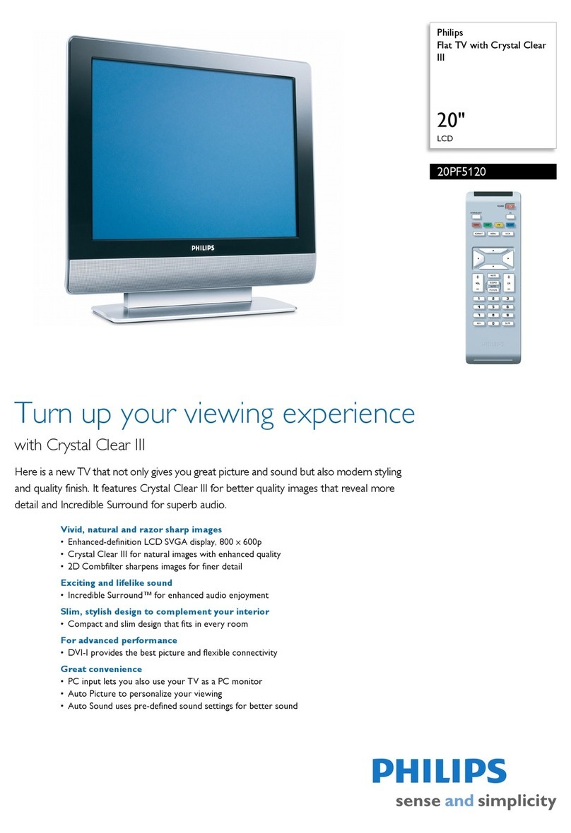 Philips 20PF5120 User manual