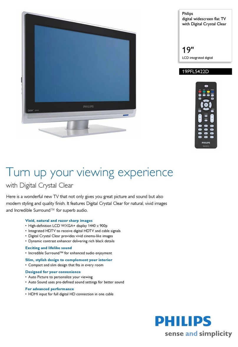 Philips 19PFL5422D User manual