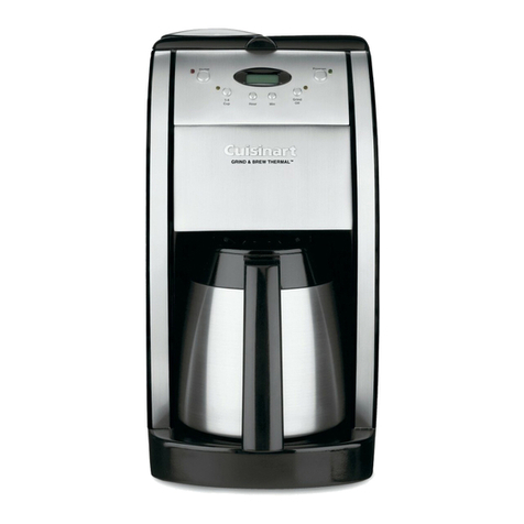 Cuisinart DGB-600BCFR - Grind And Brew Coffee Maker user guide