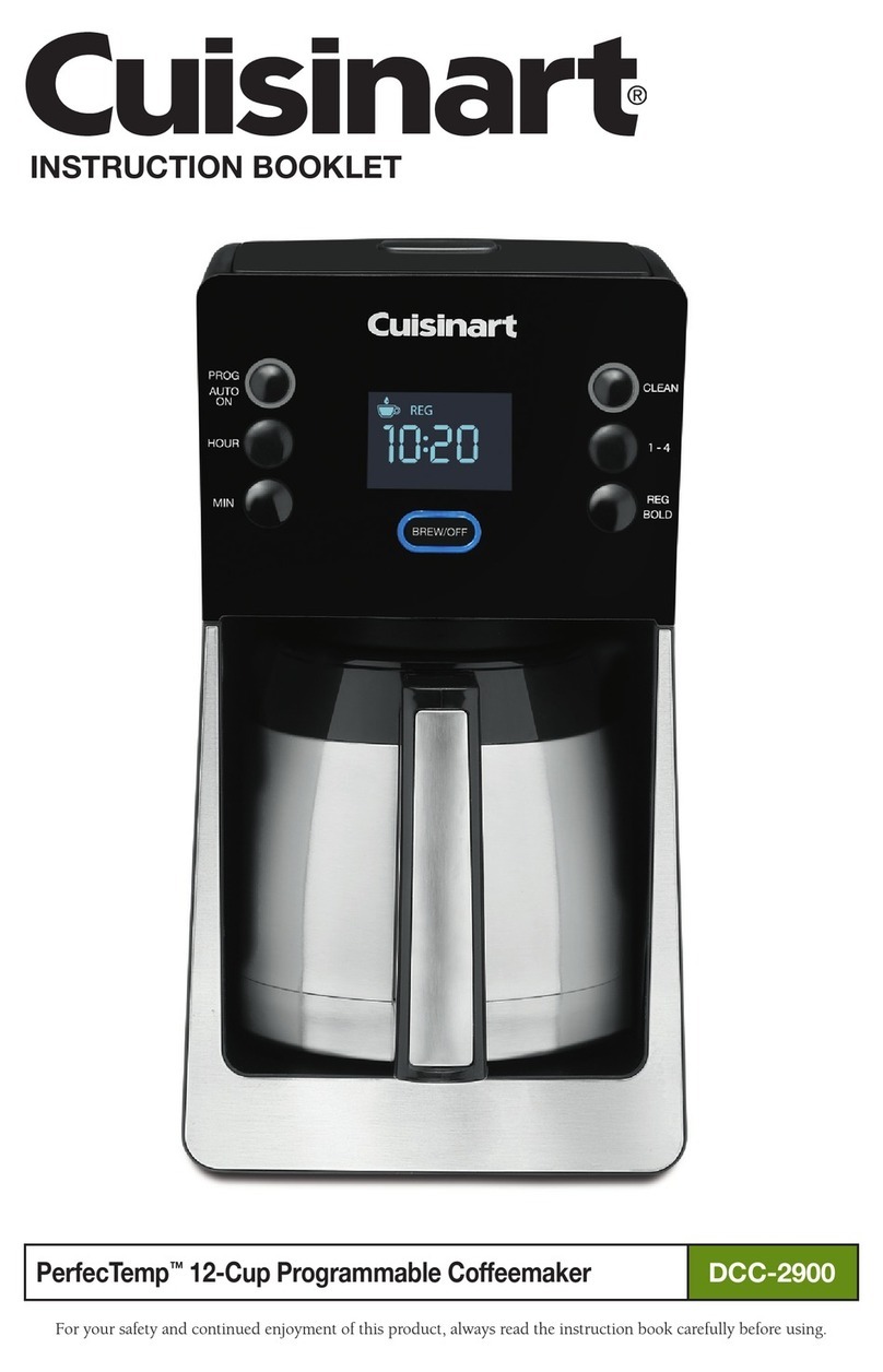 Cuisinart PerfecTemp DCC-2900 User manual