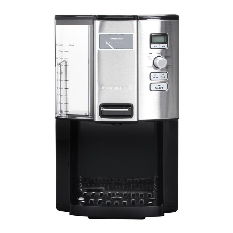 Cuisinart Coffee On Demand DCC-3000 Instruction booklet