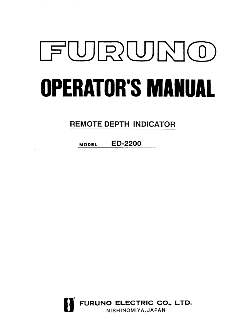 Furuno ED-2200 - OPERATORS User manual