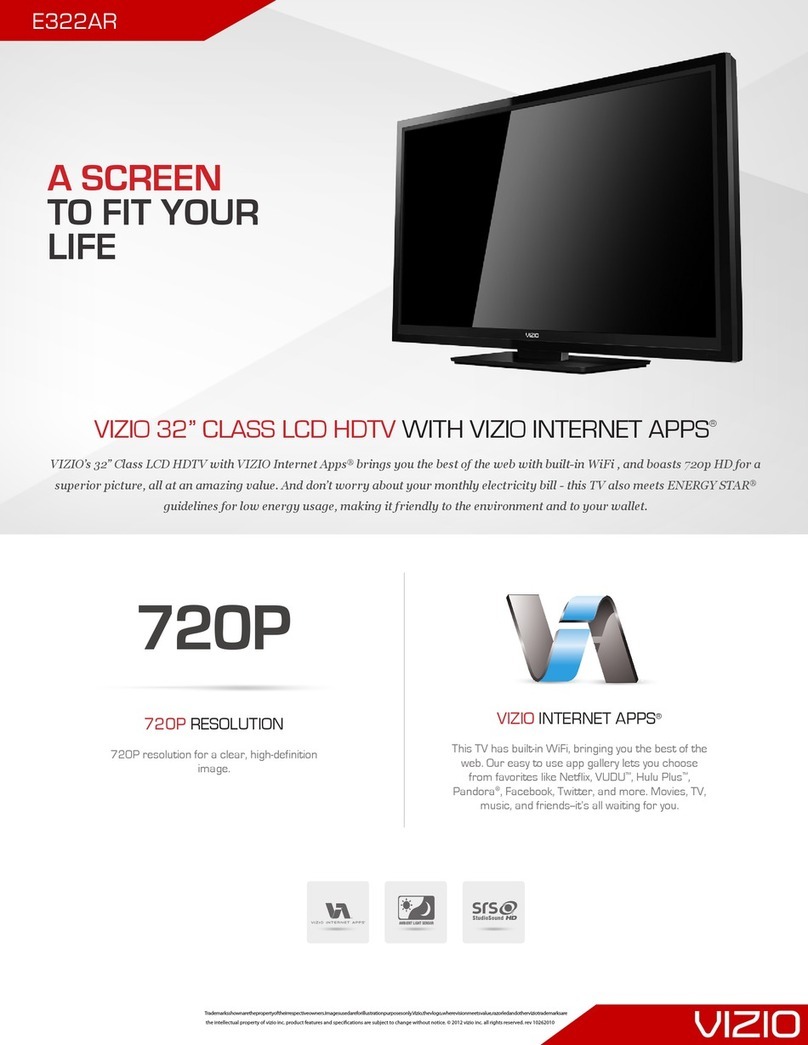Vizio E322AR User manual