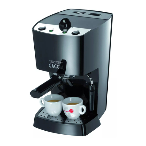 Gaggia 10001695 user manual