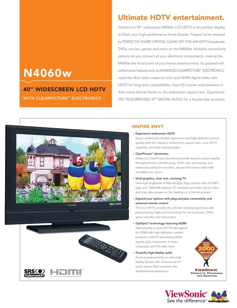 ViewSonic N4060w User manual